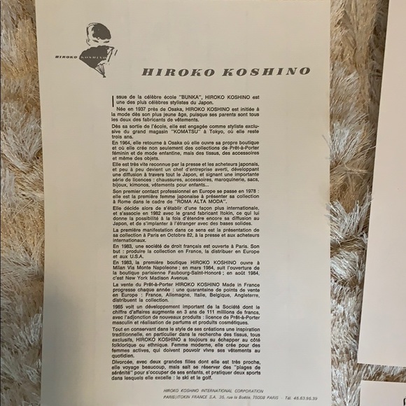 Hiroko Koshino Vintage fashion illustrations - Picture 2 of 5